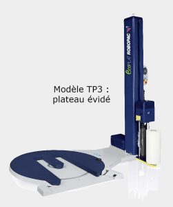 Banderoleuse ECOPLAT ROBOPAC TP3 plateau évidé