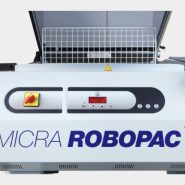 Panneau de contrôle de la machine de mise sous film ROBOPAC modèle MICRA