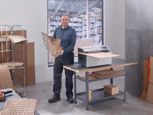 Matelasseur de cartons modèle Profipack C400 - Emballage carton