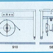 Schéma de la table de cerclage semi-automatique TP202