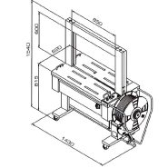 Schéma de la table de cerclage automatique TP601 D